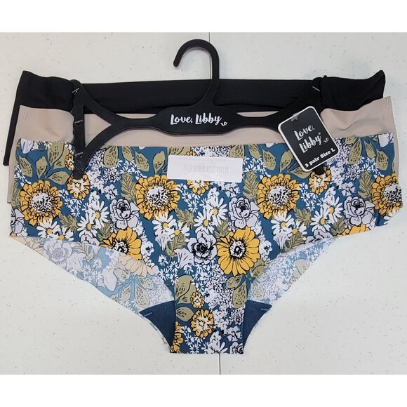 Love Libby Womens Briefs Size L Floral & Botanical Patterns - Picture 3 of 8